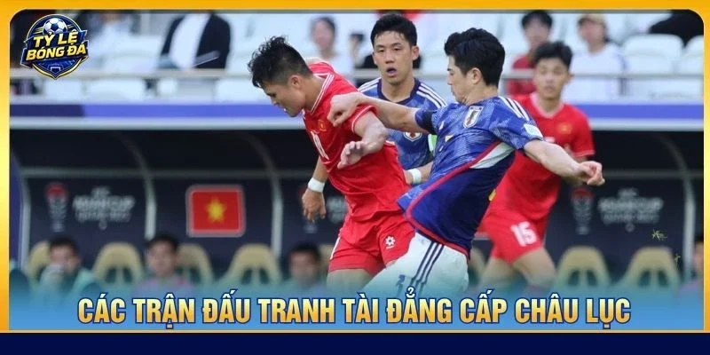 Các trận đấu tranh tài đẳng cấp châu lục