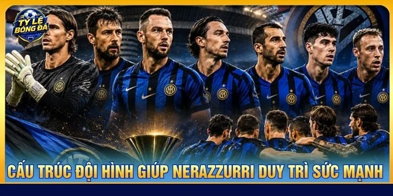 Cấu trúc đội hình giúp Nerazzurri duy trì sức mạnh ổn định