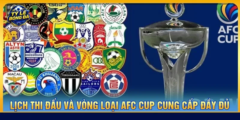 Giải AFC Cup được quy định vòng loại và lịch thi cụ thể