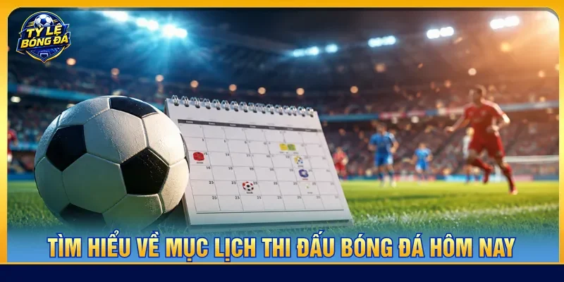 Lịch thi đấu bóng đá hôm nay luôn được cập nhật tức thời