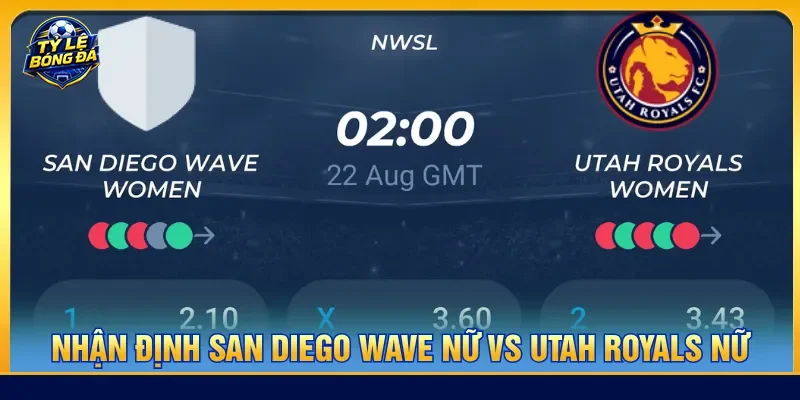 Nhận định San Diego Wave Nữ vs Utah Royals Nữ soi kèo