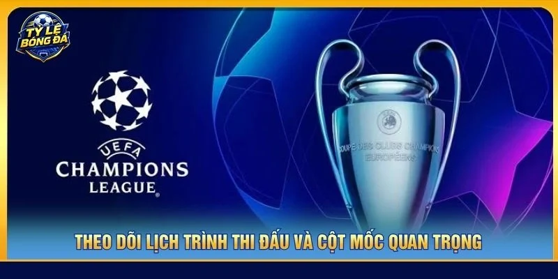 Theo dõi lịch trình thi đấu và cột mốc quan trọng