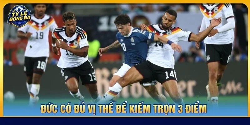 Hy Lạp rất khó để có thể đối đầu sòng phẳng với Đức trong kèo đấu tới