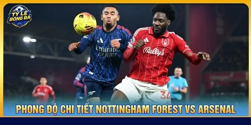 Phong độ chi tiết Nottingham Forest vs Arsenal